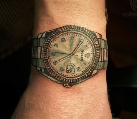 rolex tattoo images|rolex wrist tattoos.